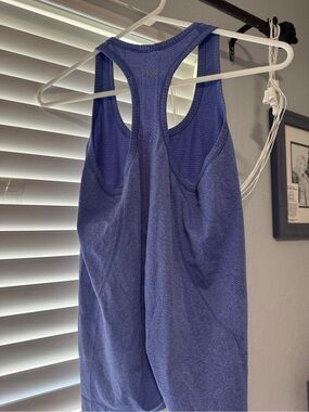 Lululemon Blue swiftly Racerback Athletic Tank